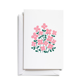 Greeting Card - Flower bush