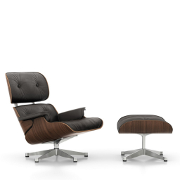 Lounge Chair & Ottoman  black-pigmented walnut