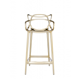 Masters stool Metal, gold, NEW