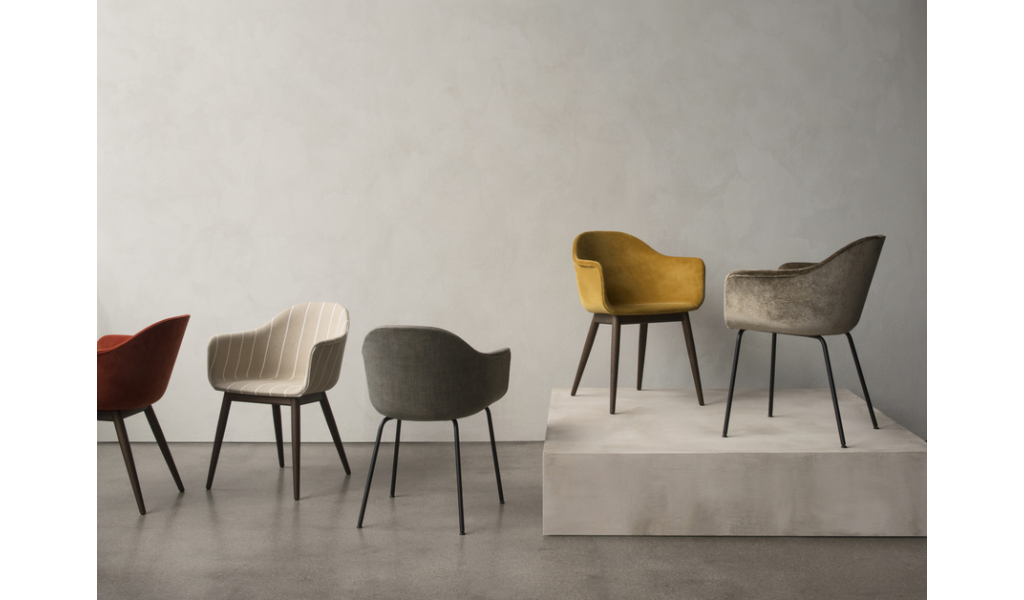 Harbour Dining Chair, zelený samet