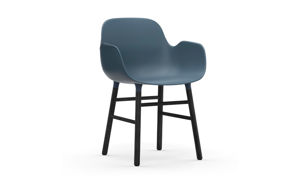 Form Armchair Black Oak