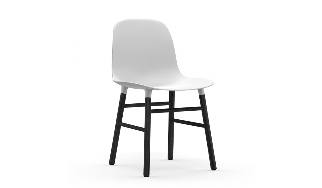 Form Chair Black Oak