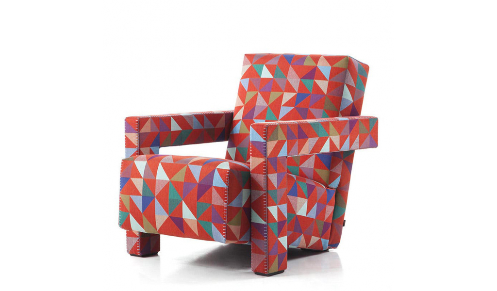 Utrecht C90 geometric orange upholstery, Limited Edition - ex-display