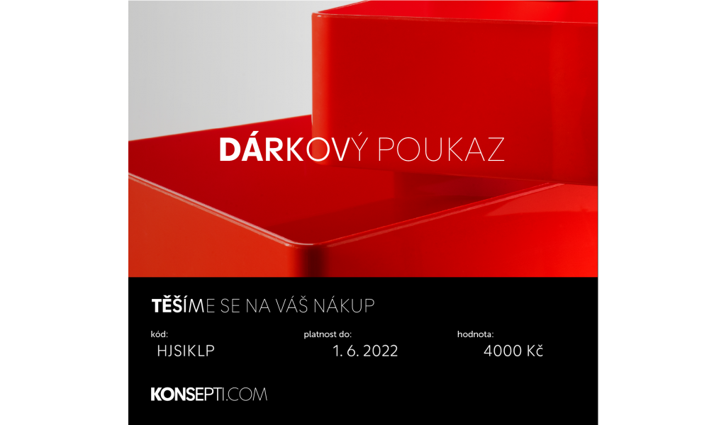 Elektronický dárkový poukaz 4000 Kč