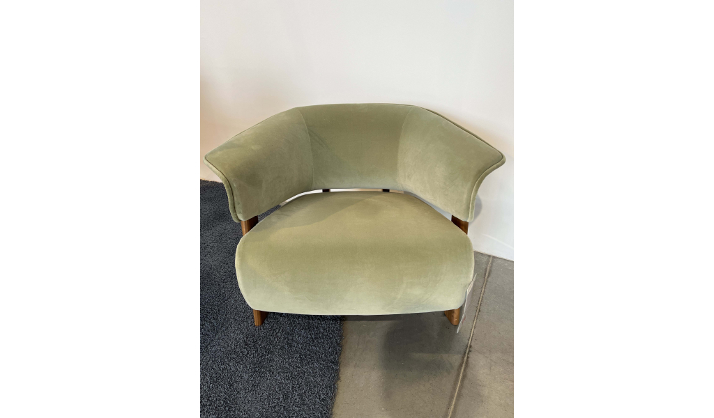 Back-Wing Armchair, light green - ex display