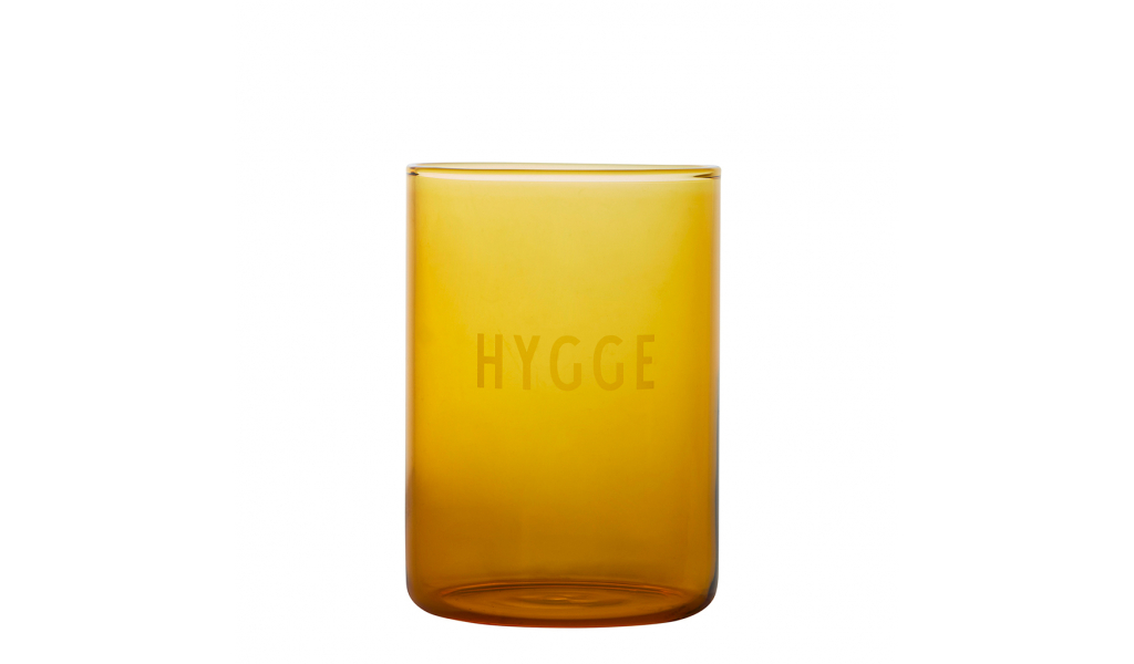 Favourite drinking glass žlutá (HYGGE)