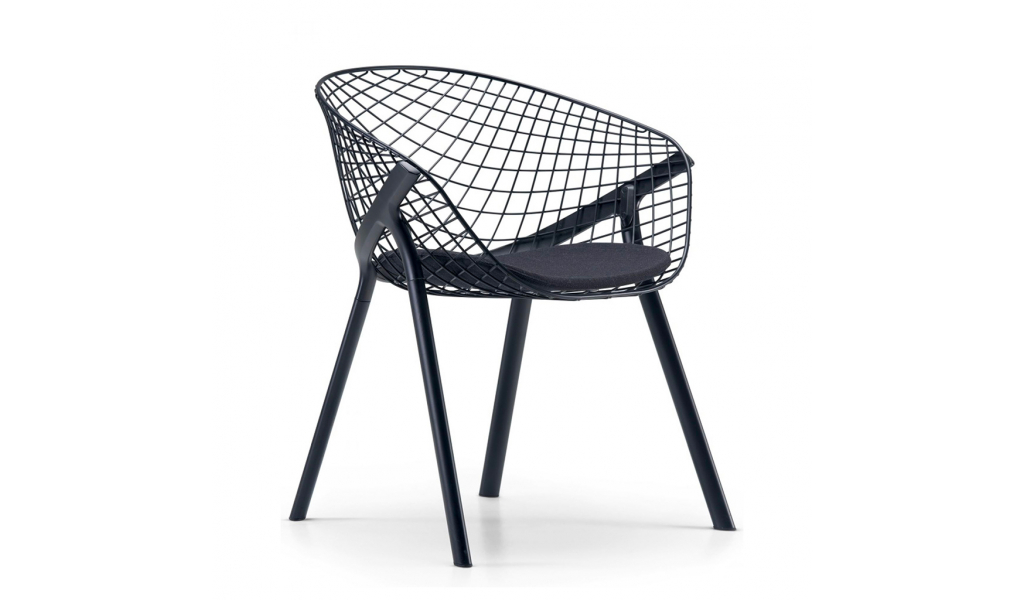 Kobi chair + pad small černá