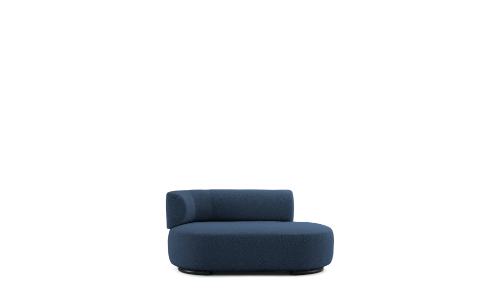 K-Wait Chaise lounge  Bouclé
