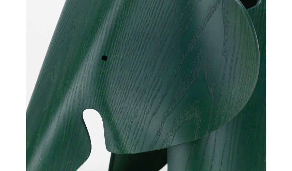 Eames Elephant tmavě zelená