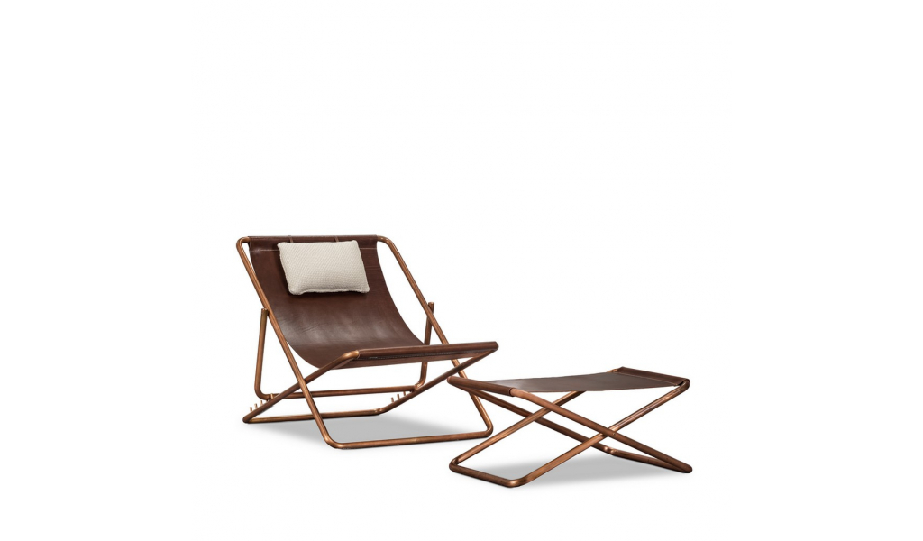 Rimini Deck Chair &amp; Pouf