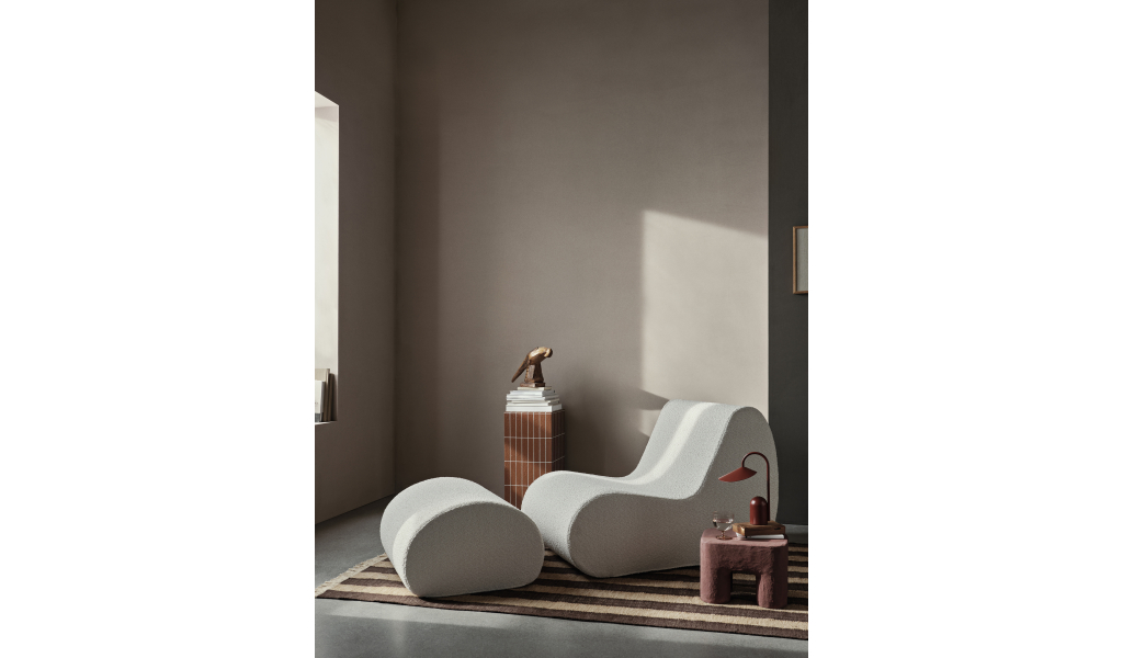 Rouli Pouf Pure Bouclé