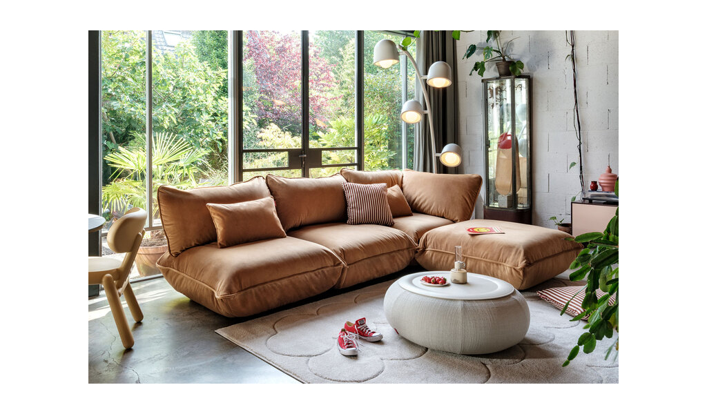 Sumo Corner Seat Velvet Recycled