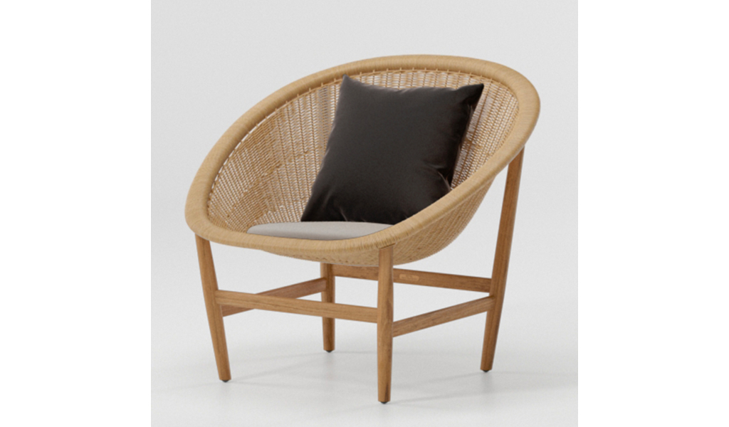 Basket kreslo outdoor, z expozície