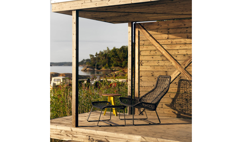 Maia relax armchair aluminium