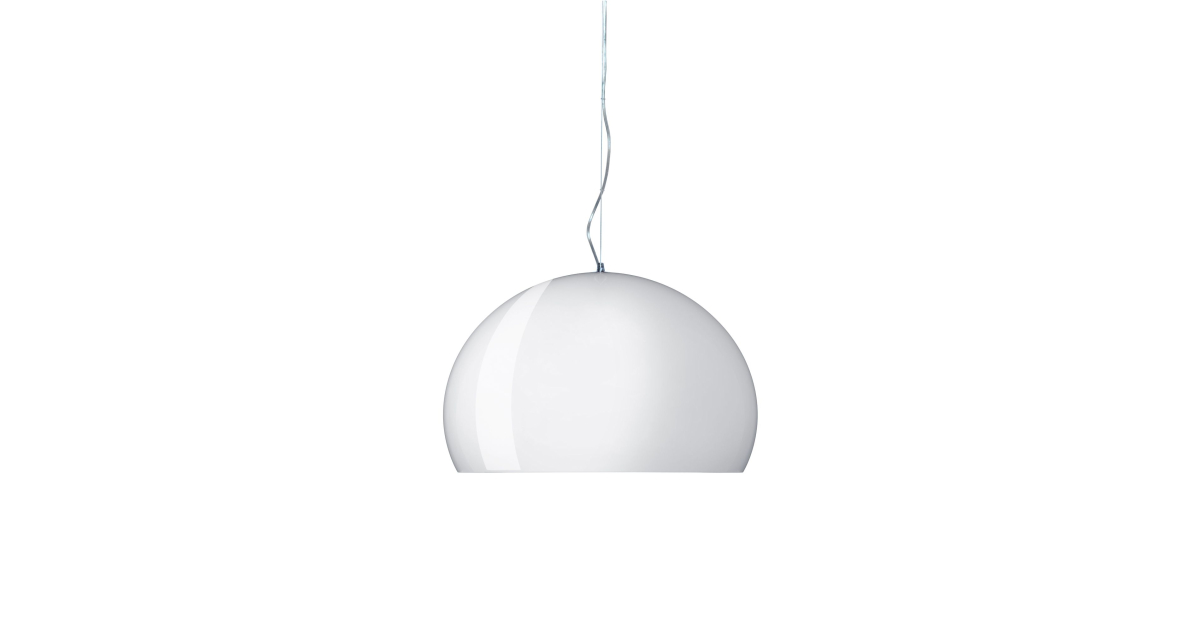 FLY Medium glossy white | Konsepti.com