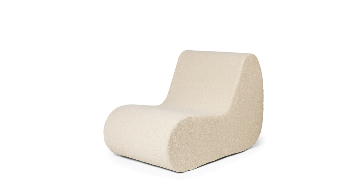 Rouli Center Module Pure Bouclé | Konsepti.com