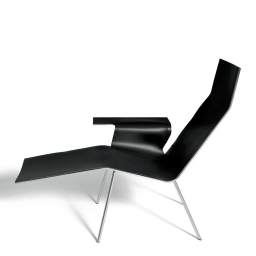 Leather Lounge Chair - z expozície