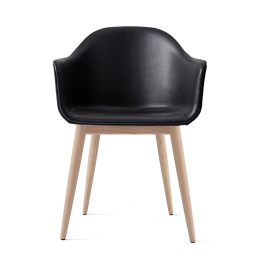 Harbour Dining Chair, černá kůže