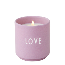 Scented candle růžová (LOVE)