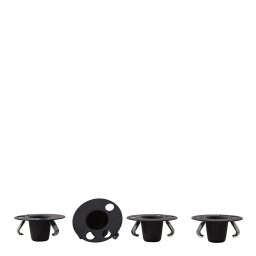 Mini Candle Holder Set pro espresso cups, 4 pcs