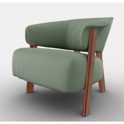 Back-Wing Armchair, light green - ex display