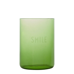 Favourite drinking glass green (SMILE)