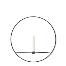 Svietnik POV Circle čierny - z expozície