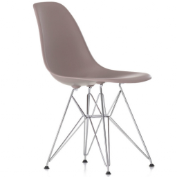 Eames Plastic Chair DSR mauve grey - z expozice