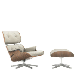 Lounge Chair & Ottoman, světlý ořech