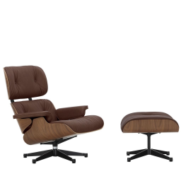 Lounge Chair & Ottoman, světlý ořech