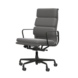 Soft Pad Chair EA 219 černá konstrukce, kůže Dim Grey