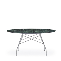 Glossy Marble finish round
