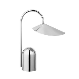 Arum Portable Lamp, Stainless Steel