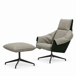 Bascule Highback & Ottoman, Duo-Tone/Iroko