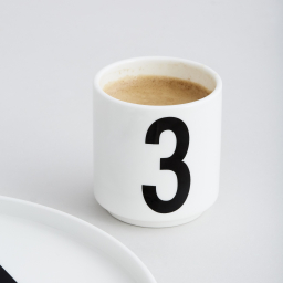 Espresso Cups biela, set 4 ks