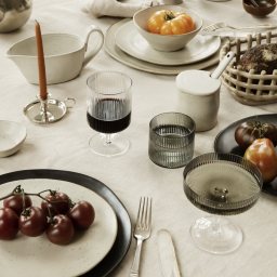 Ripple Champagne Saucers - set 2 ks