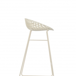 Smatrik stool Outdoor, bílá, z expozice