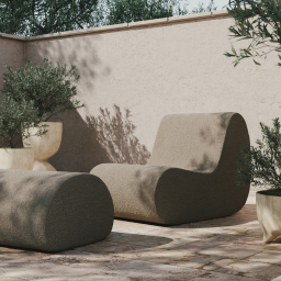 Rouli Pouf Pure Bouclé