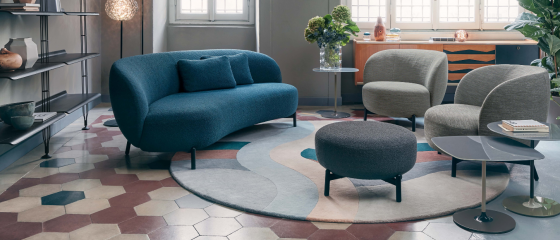 The 70s are back bringing cosy homes full of colour