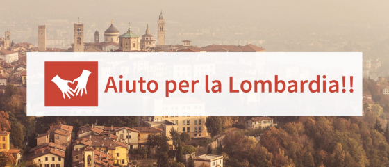 Aiuto per la Lombardia: Pomozme společně Lombardii