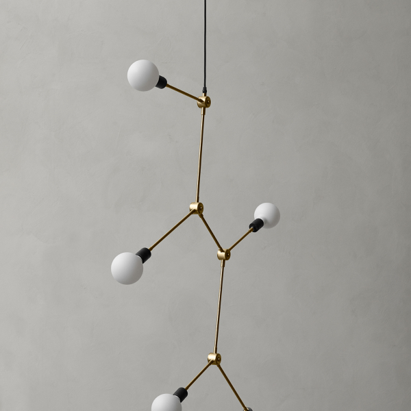 Franklin Chandelier černá