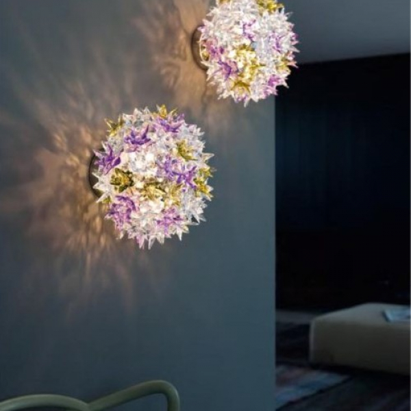 Bloom wall-mounted 53 glossy white