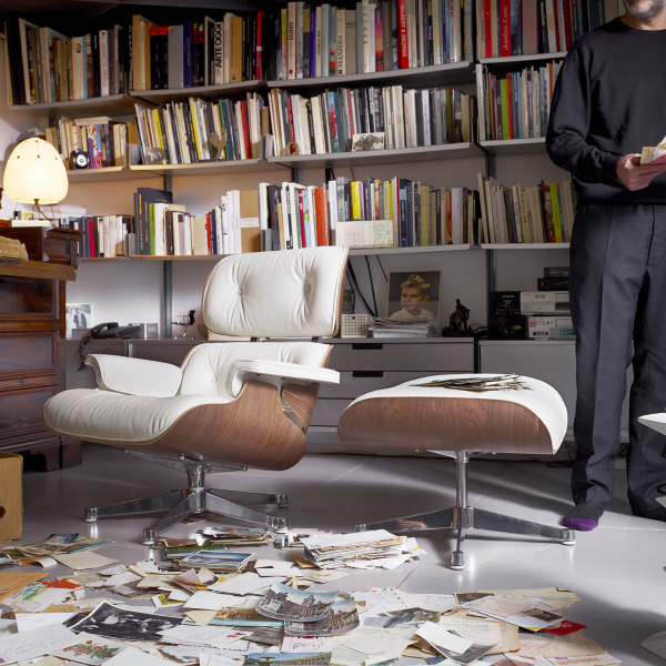 Lounge Chair & Ottoman, santos palisander brandy