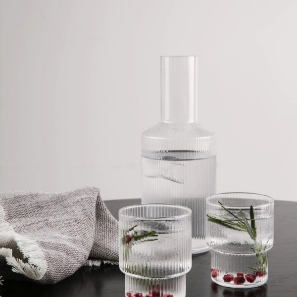 Ripple Glasses, set 4 ks