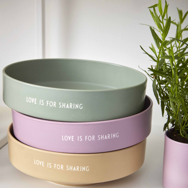 Favourite bowl large zelená (LOVE IS FOR SHARING)