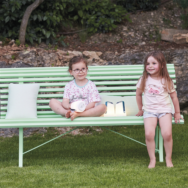 Louisiane Steel Bench 150 cm
