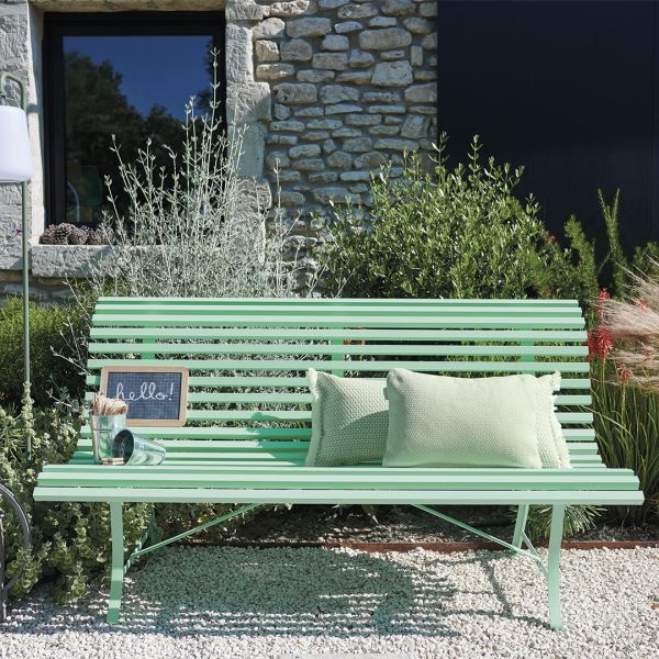 Louisiane Steel Bench 200 cm