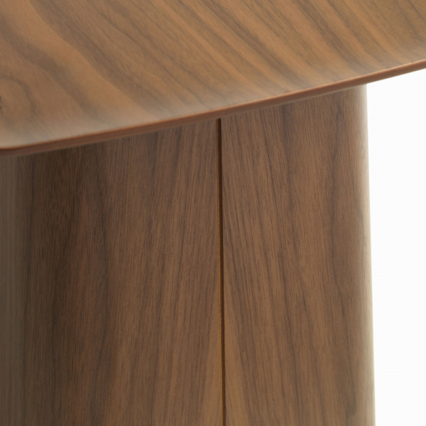 Wooden Side Table Small dark oak