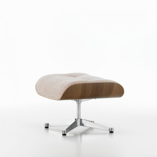 Lounge Chair & Ottoman, světlý ořech
