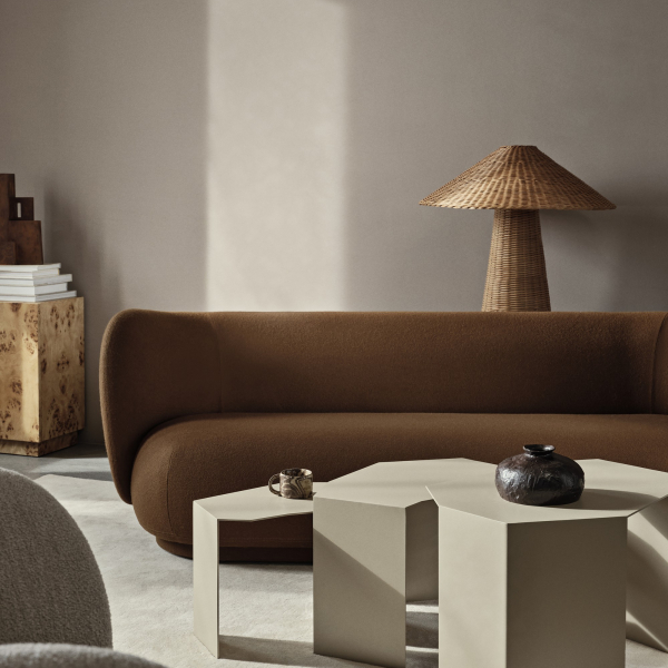 Rico Sofa 3 Seater main line flax
